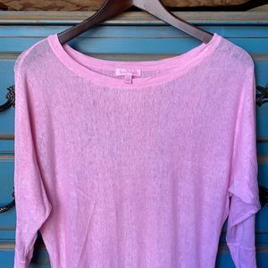 Lilly Pulitzer Linen Dolman Sleeve Sweater Sz XS